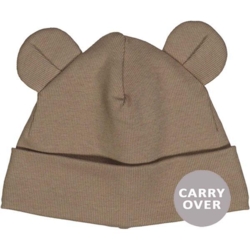 Rib bear beanie, walnut