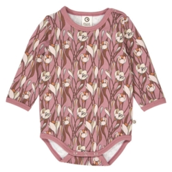 Autumn blomsterprintet body, nostalgia rose/root/oak