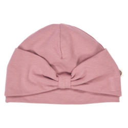 Cozy me bow hat baby, nostolgia rose