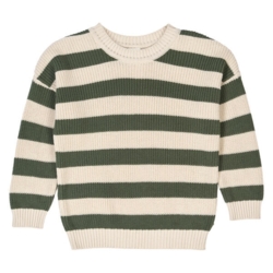 Knit stripe sweater, oak