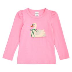 Hello swan puff l/s T