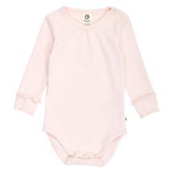 Cozy me rib deco l/s body, Primrose