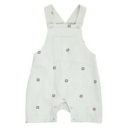 Seersucker stripe overalls baby