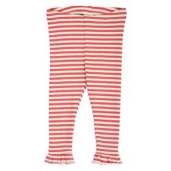 Rib stripe frill leggings baby