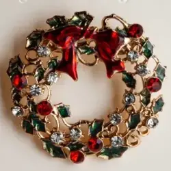 Brink Nordic, broche krans 4 cm