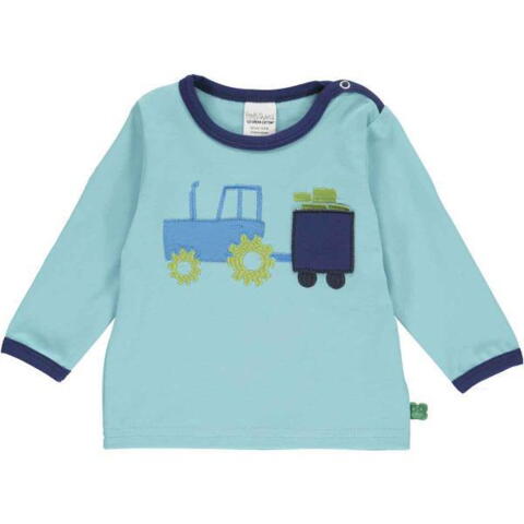 T-shirt, traktor applikeret på