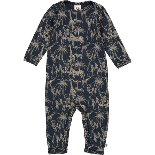 Safari bodysuit, night blue/cashmere