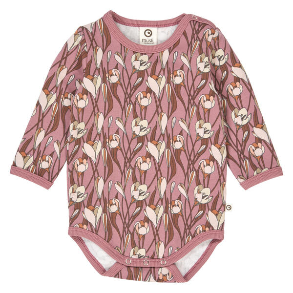 Autumn blomsterprintet body, nostalgia rose/root/oak