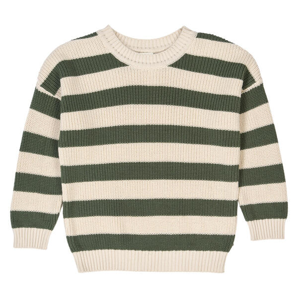 Knit stripe sweater, oak
