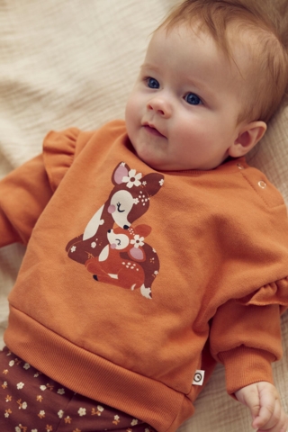 Cedar sweatshirt baby, clay