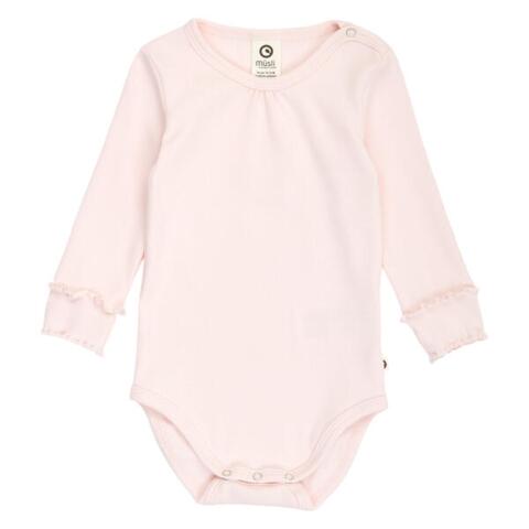 Cozy me rib deco l/s body, Primrose