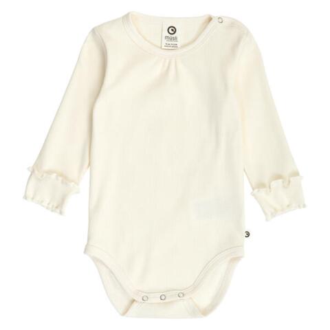 Cozy me rib deco l/s body, Tofu