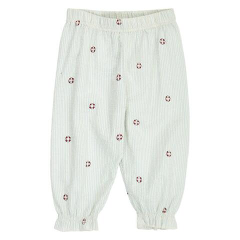 Seersucker stripe volume pants baby