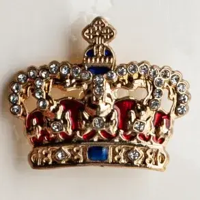Brink Nordic, broche krone 3 cm