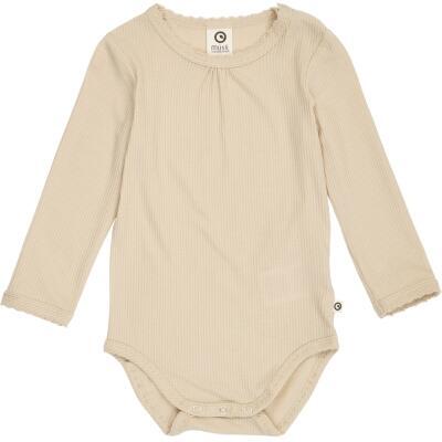 Mellow picot l/s body, oak