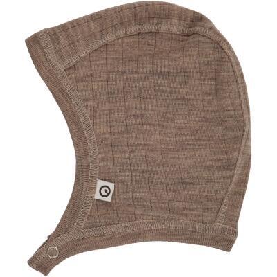 Woolly rib hat, Walnut melange