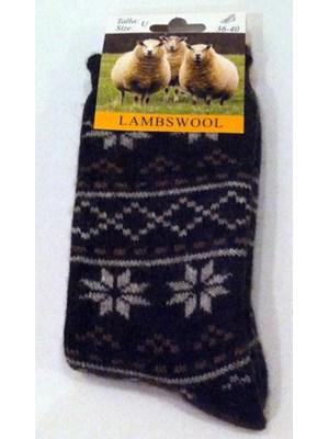 Lambswool sokker til voksne 36/40
