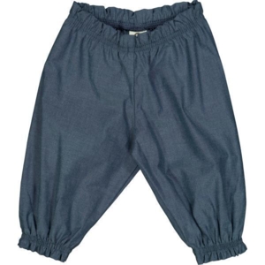 Chambray flared pants, baby