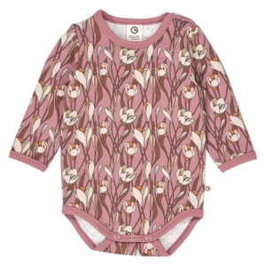 Autumn blomsterprintet body, nostalgia rose/root/oak