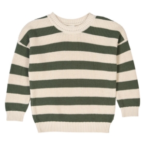 Knit stripe sweater, oak