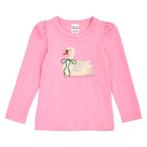 Hello swan puff l/s T
