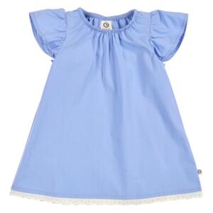 Poplin frill s/s dress baby